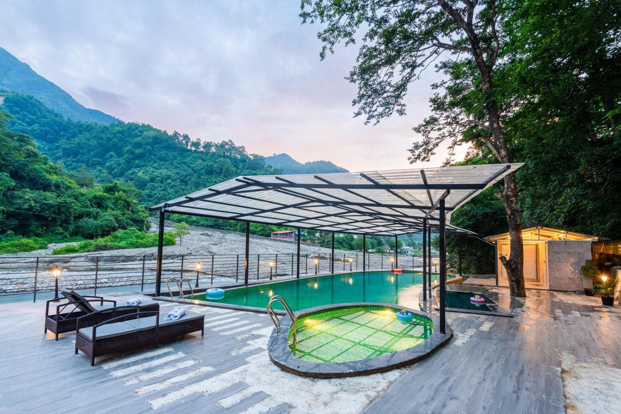 Dls Divine River Resort And Spa, Rishīkesh Eksteriør billede