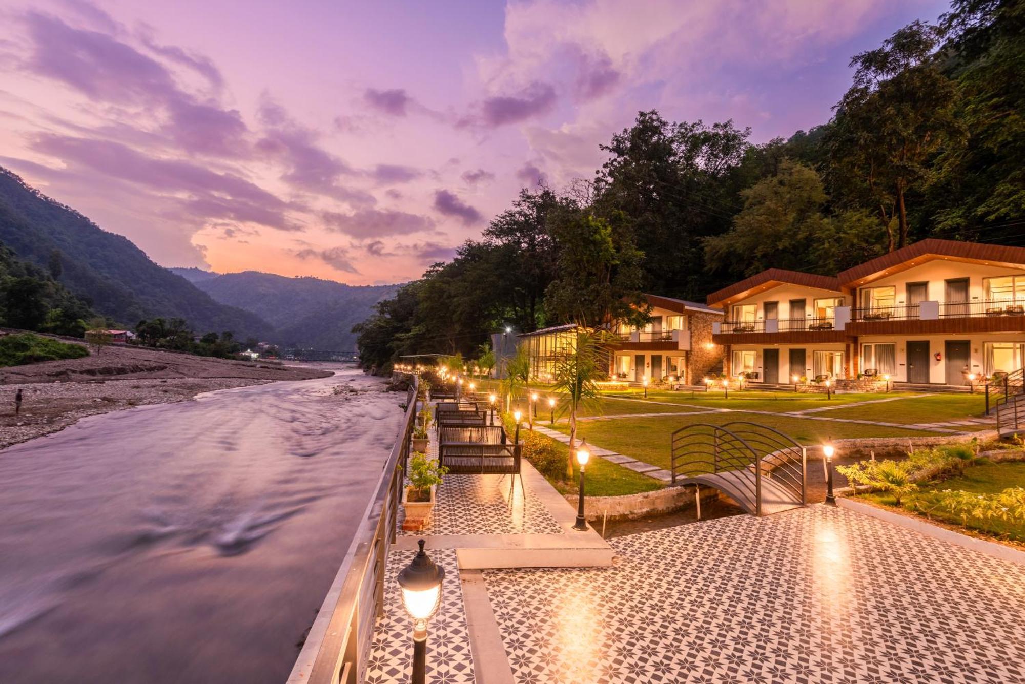 Dls Divine River Resort And Spa, Rishīkesh Eksteriør billede