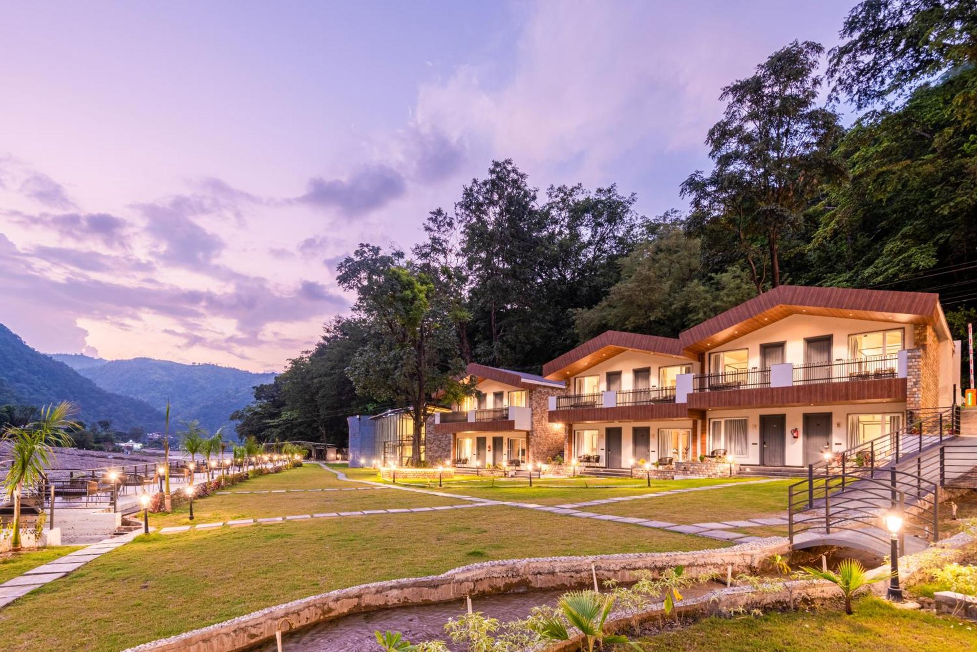 Dls Divine River Resort And Spa, Rishīkesh Eksteriør billede