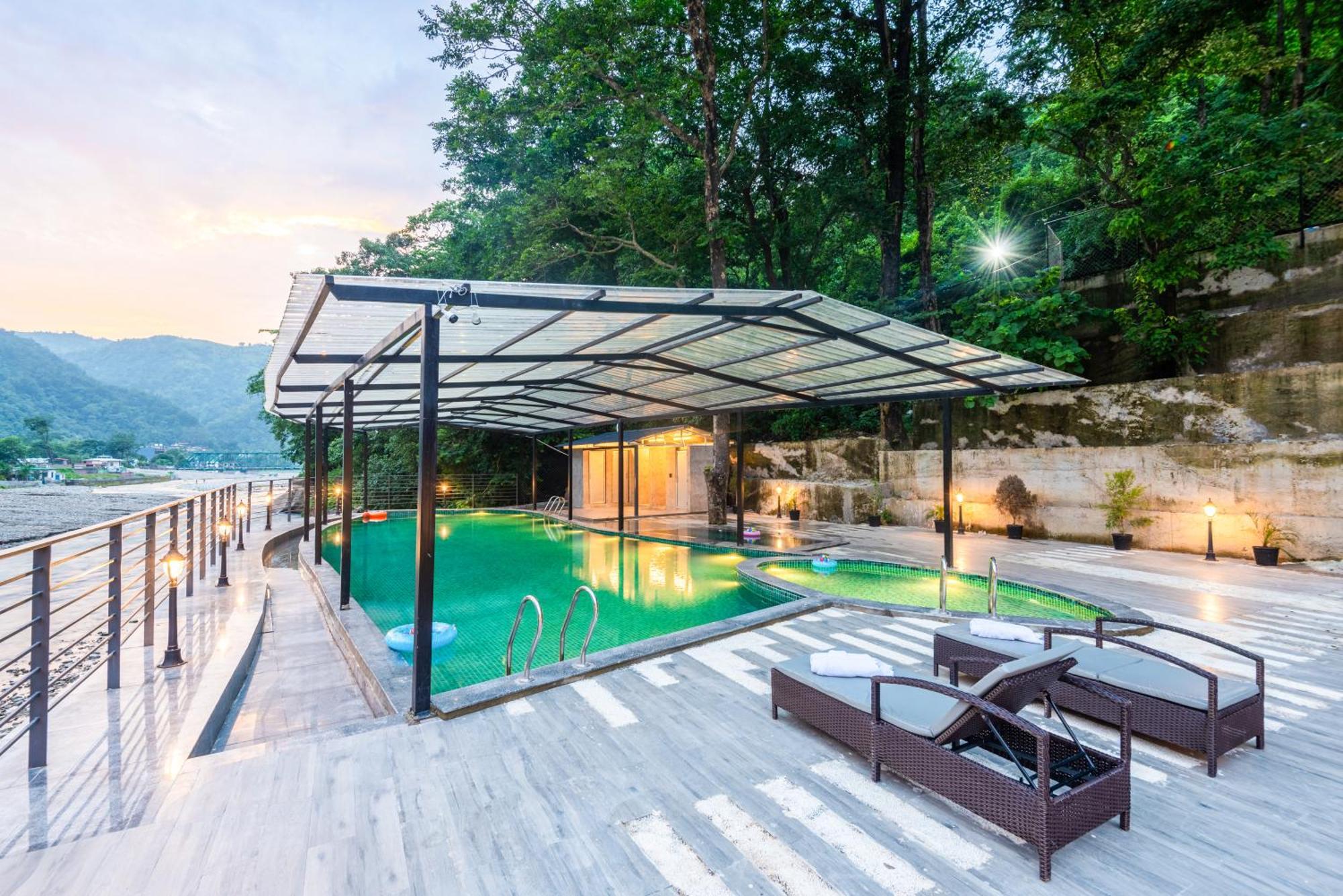 Dls Divine River Resort And Spa, Rishīkesh Eksteriør billede