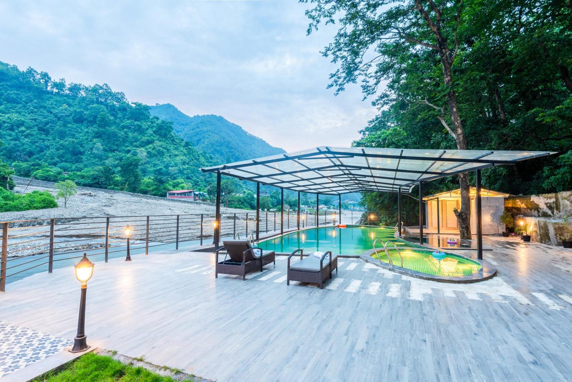 Dls Divine River Resort And Spa, Rishīkesh Eksteriør billede