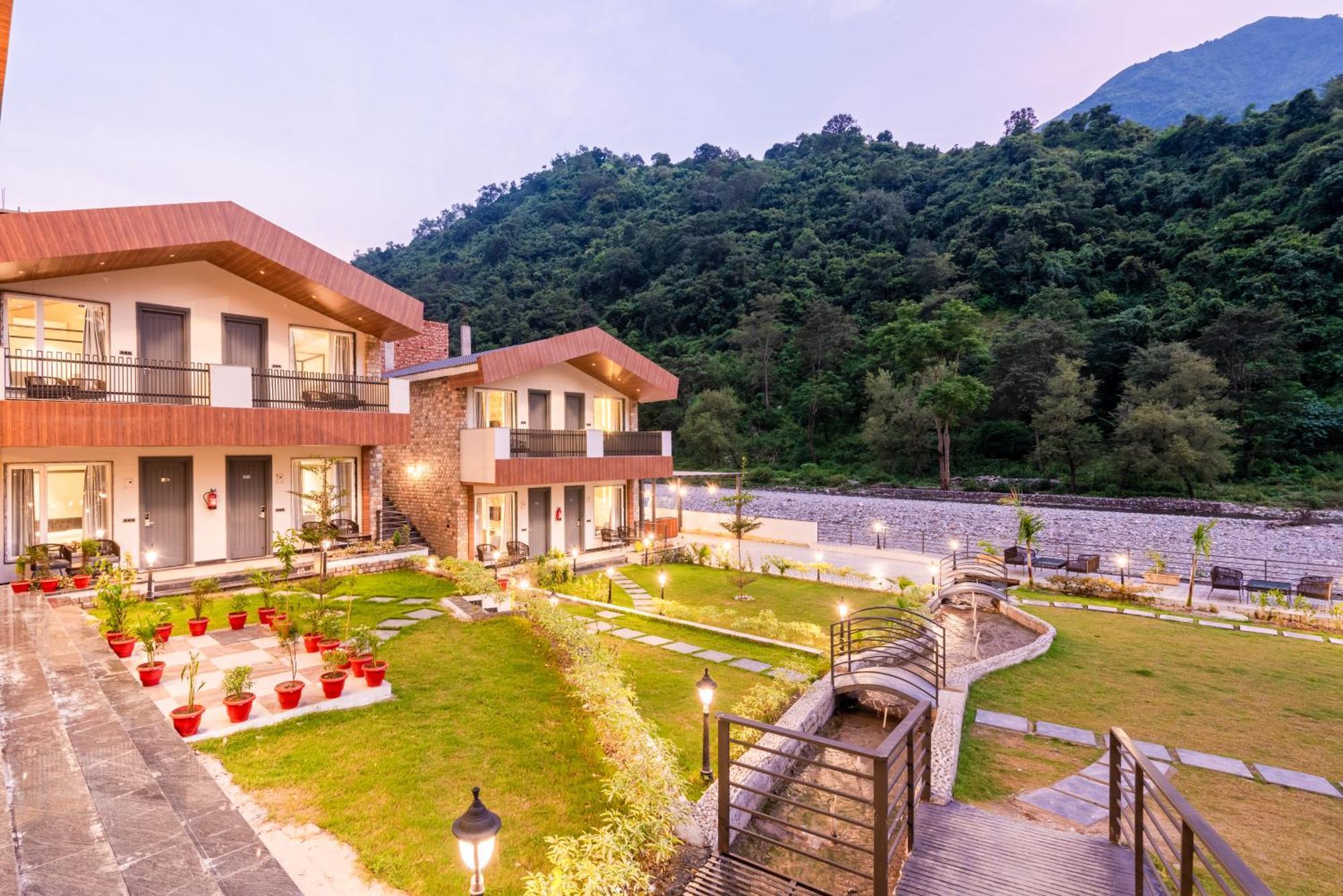 Dls Divine River Resort And Spa, Rishīkesh Eksteriør billede